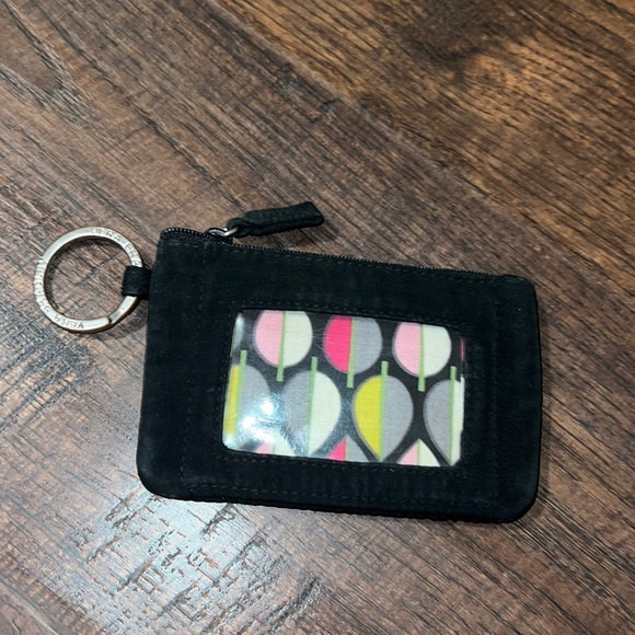 Vera Bradley Handbags - Black Vera Bradley Lanyard Card Holder